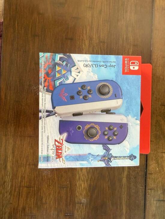 Skyward Sword joy con factory sealed